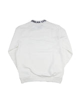 リブ英字メタルロゴトレーナー