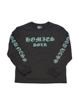 メタリック刺繍ロンT