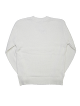 ワッペンリブクルーニット