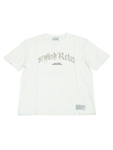 ストーン英字ロゴTEE【予約商品】