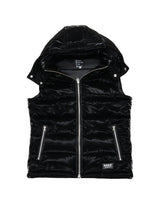 光沢ナイロン中綿ベスト