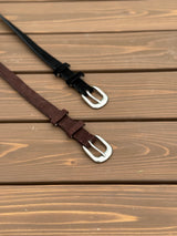 スウェード剣先ベルト