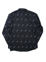 総柄英字シャツ