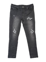 ラインストーンBKデニムPT