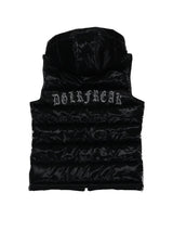 光沢ナイロン中綿ベスト