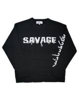 ダメージフリンジセーター