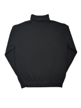 畦編みタートルネックセーター