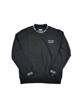 リブ英字メタルロゴトレーナー