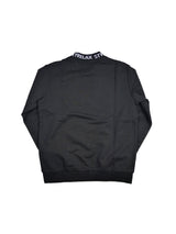 リブ英字メタルロゴトレーナー