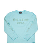 メタリック刺繍ロンT