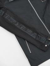 ナイロンアームロゴブルゾン