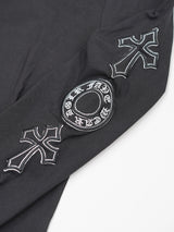 スリーブクロスロゴロンTEE