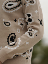 ペイズリーニット【SALE】