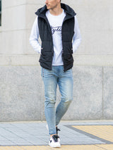 ロゴジップデニムパンツ