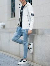 ロゴジップデニムパンツ