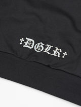 クロスネックラメトレーナー