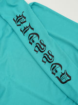 クロスネックラメトレーナー