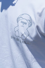 ラインストーンベアL/TEE