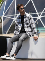 ラインストーンBKデニムPT