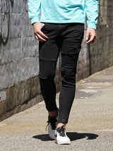ブラックダメージパンツ