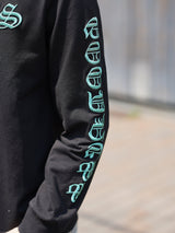 メタリック刺繍ロンT