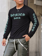 メタリック刺繍ロンT