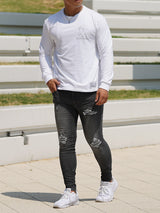 ラインストーンベアL/TEE