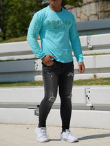 メタリック刺繍ロンT