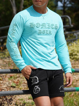 メタリック刺繍ロンT