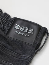 ラインストーンBKデニムPT