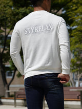 ストーンロゴトレーナー