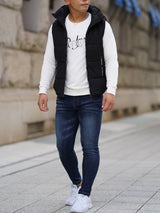 ニット編み中綿ベスト