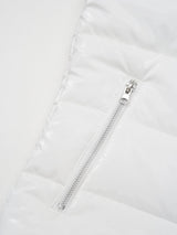 光沢ナイロン中綿ベスト