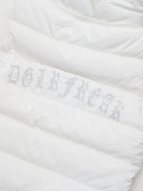 光沢ナイロン中綿ベスト