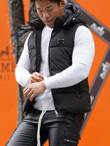 バック切り替えロゴベスト