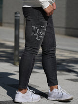 DGLRワッペンBKデニムパンツ