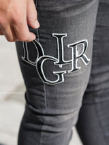 DGLRワッペンBKデニムパンツ