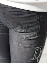 DGLRワッペンBKデニムパンツ