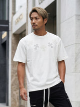 レザークロスパッチTEE