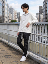 ラメプリントクロストレーナー