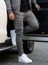 スウェードカーゴパンツ