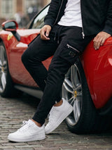 スウェードカーゴパンツ