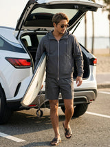 プレートナイロンブルゾン【予約商品】