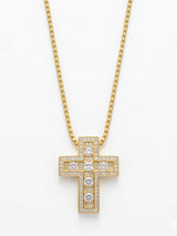 【PREMIUM JEWELRY】ストーンクロスネックレス