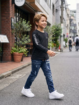 KIDS ロープネオンロゴデニム