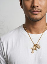 【PREMIUM JEWELRY】トリプルクロスネックレス