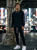 スリーブクロスロゴロンTEE