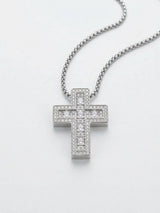 【PREMIUM JEWELRY】ストーンクロスネックレス