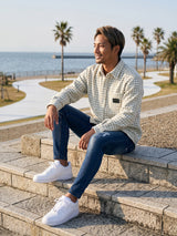 プレートツイードシャツ