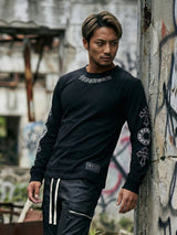 スリーブクロスロゴロンTEE